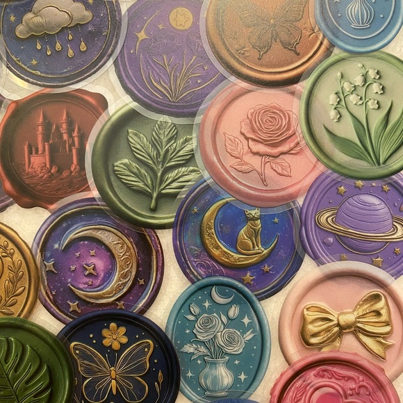 unbranded Other - Sticker set of 10 3D illusion designs | Add a dash of style to your envelope